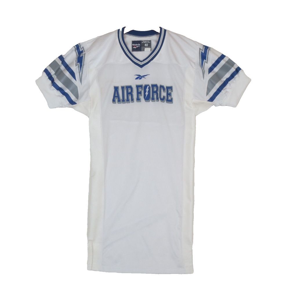 USAF Air Force Academy Falcons Reebok Practice Football Jersey‎ 40 White